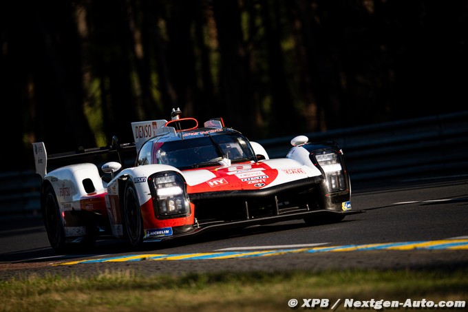 24h du Mans, H+18 : La Toyota n°8 (…)