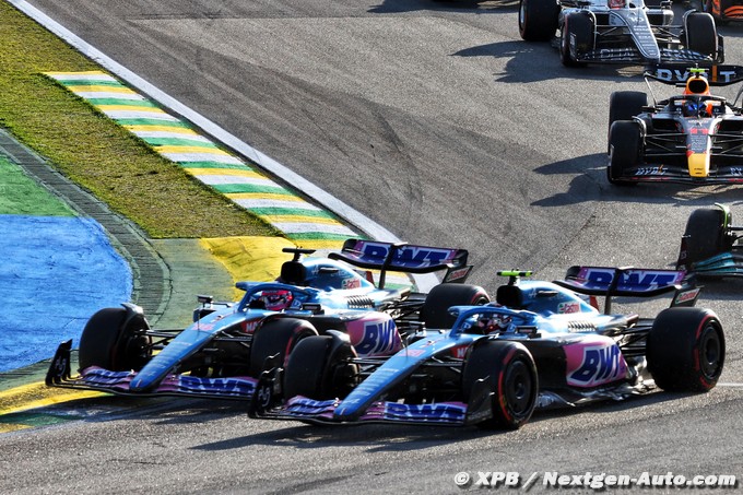 Ocon s'agace de ce qu'Alpine