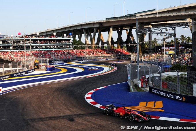 Singapore, FP1: Leclerc heads Ferrari