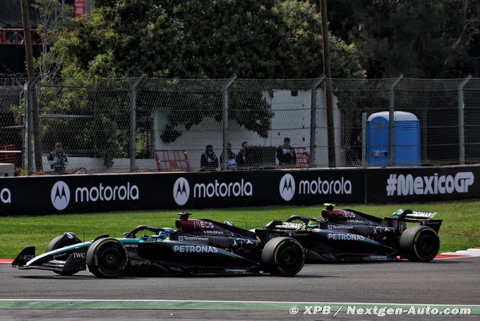 Hamilton 4e, Russell 5e : Mercedes (…)