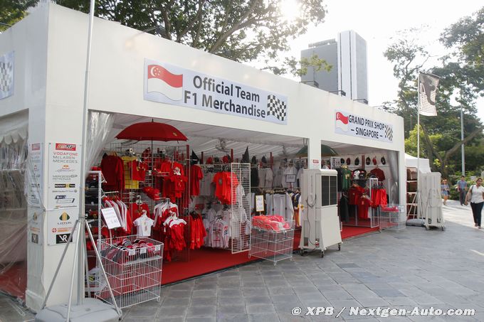 Les ventes de merchandising F1 ont (…)