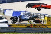 Bottas va bien après son gros crash, Hamilton voit Ferrari devant Mercedes