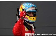Alonso est désigné meilleur pilote de la saison 2012