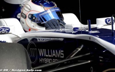 Williams a apporté un nouvel aileron arrière