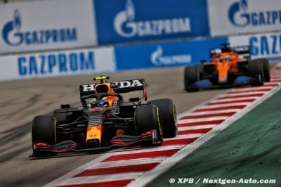 Perez proche d’un podium en Russie avant la pluie