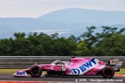 Racing Point signe une très bonne 1ère journée de Libres en Hongrie