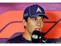 Albon : Sainz donnera un autre point de vue à Williams F1