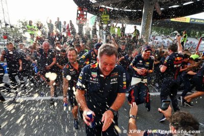 Horner répond aux propos ’déplacés’ de Wolff sur le record de Verstappen