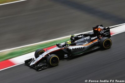 Force India marque des points avec ses deux pilotes