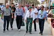 Michael Schumacher a signé un casque de Jackie Stewart