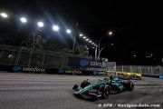 Aston Martin F1 a connu des 'jours difficiles' à Singapour