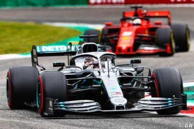 Hamilton en 1ère ligne, Bottas derrière lui à Monza