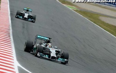 Mercedes utiliserait son V6 2015 à partir de Barcelone