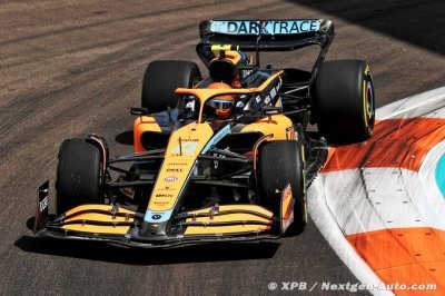McLaren F1&nbsp;: Norris s’étonne d’un peloton resserré à Miami