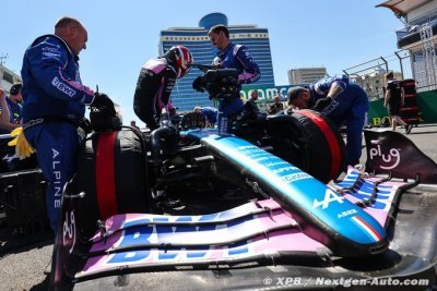 Ocon assure une double entrée dans les points pour Alpine F1