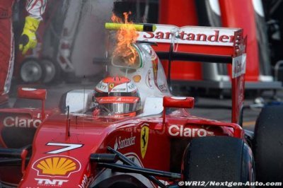 Le moteur de Raïkkönen a survécu à l’incendie de Melbourne