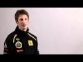 Vidéo - Interview de Romain Grosjean, pilote Lotus F1 en 2012