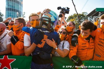 Ricciardo révèle que Netflix filmait chez McLaren à Monza