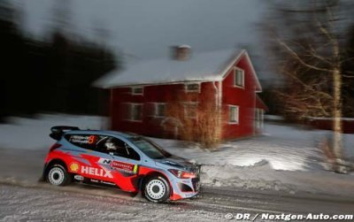 Hyundai enjoys positive start to Rally Sweden