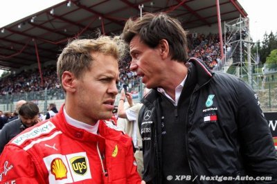 Wolff confirme que Vettel n’est pas ’la priorité’ pour Mercedes F1