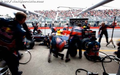 Jon Gates, le spécialiste des pneus chez Red Bull