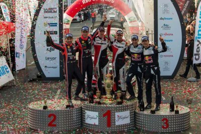 Fifth title for Ogier, first WRC win for Evans