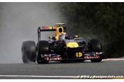 Webber shines in the wet