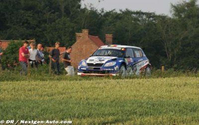 No less than 31 S2000 cars at the start of Geko Ypres Rally