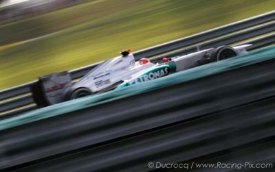 Schumacher parked in wrong grid slot