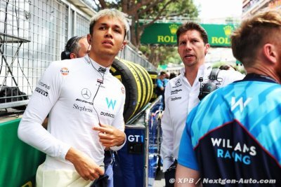 Avec Vowles, Albon essaye de savoir où en est Williams par rapport à Mercedes F1