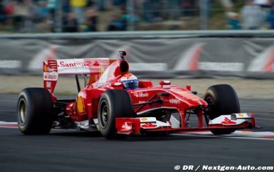 Gené s’est amusé sur le circuit Rudskogen avec sa F1 (+ photos)