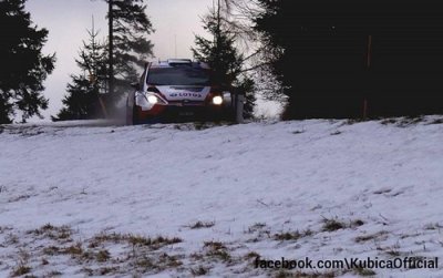 Jänner Rallye (ERC)&nbsp;: Kubica vire en tête après 1 jour