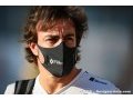 Alonso : Plus vous faites de tours en F1, mieux c'est !
