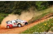 Mads Østberg holds third overall in Sardinia
