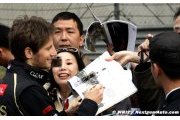 Grosjean visera les gros points en course