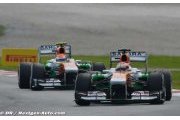 Force India veut se racheter de son faux pas malaisien