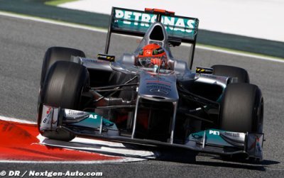 Schumacher avec ou sans KERS en course&nbsp;? 