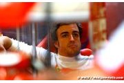 Alonso plays down pace gap to teammate Massa
