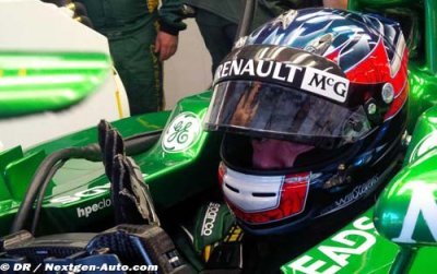 Stevens a savouré sa première fois en F1