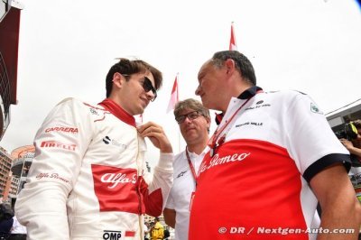 Sauber wishes the best to Charles Leclerc