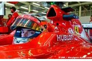 Bianchi ravi de sa journée d'essais avec la Ferrari F14T