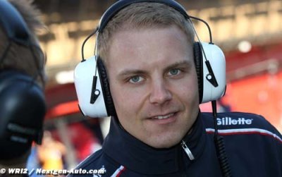 Bottas staking claim on 2013 Williams seat