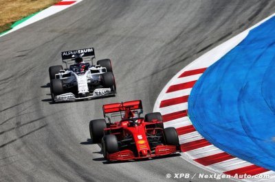 Vettel se félicite d’une septième place après une stratégie à un arrêt