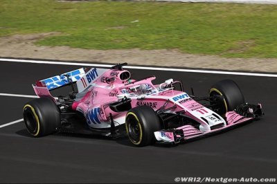 Force India a attendu que la piste sèche pour faire rouler Pérez