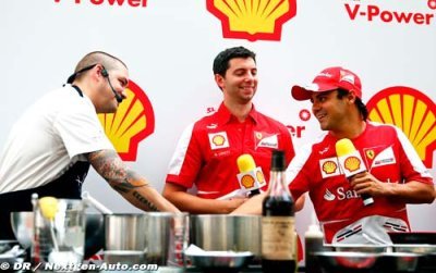 Les pâtes de chez Ferrari manqueront à Massa