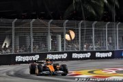 Singapour, EL2 : Norris en tête, Verstappen 15e et Russell dans le mur
