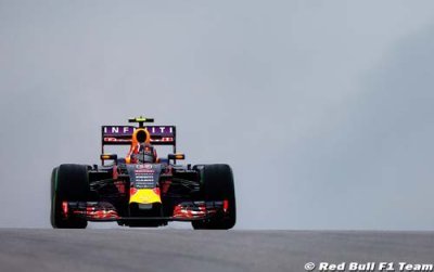 La Red Bull est compétitive sous la pluie