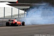Pirelli explique la crevaison de Vettel