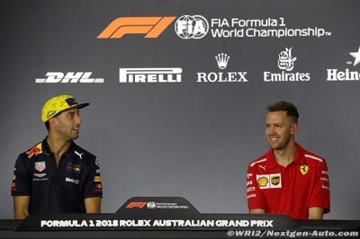 Vettel n’a aucun problème à accueillir Ricciardo chez Ferrari