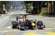 Coulthard et Red Bull en démonstration à Austin